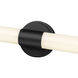 Trumann LED 24 inch Matte Black Vanity Light Bar Wall Light